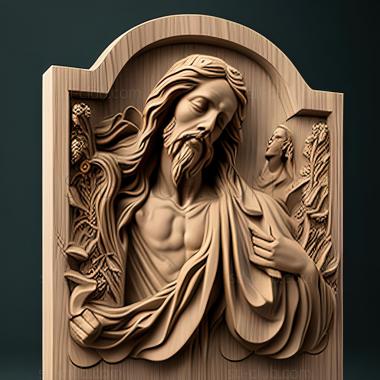 3D model st jesus (STL)